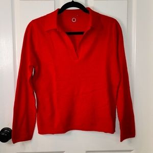 Cashmere Sweater with Collar